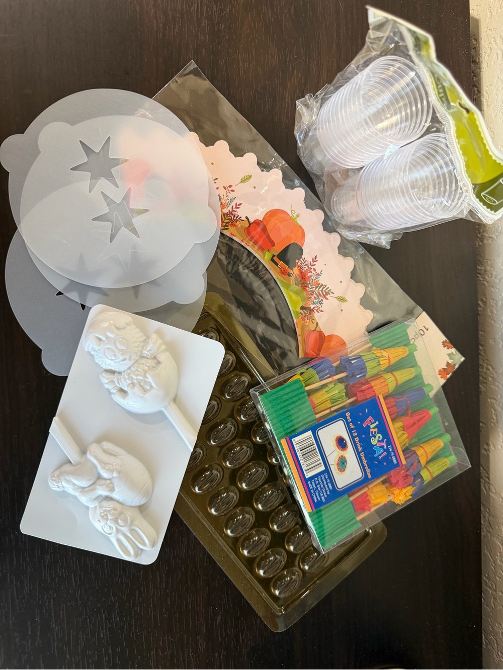 Party Prep Bundle Cupcake Wraps Candy Molds Shot Cups & More